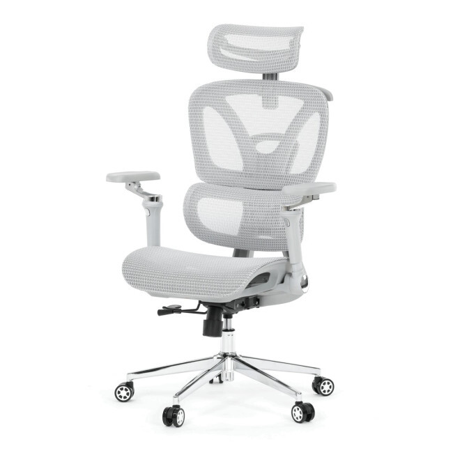 Kancelářská židle šedá KA-B2361 GREY