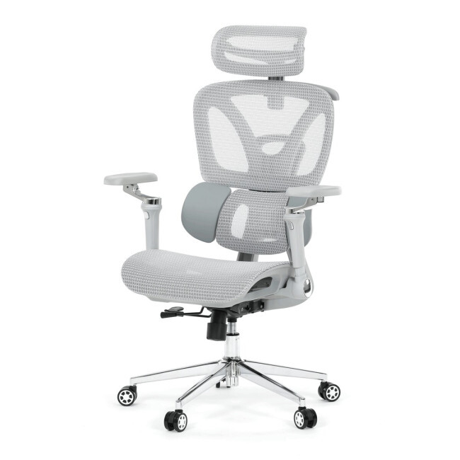 Kancelářská židle šedá síťovina KA-B2363 GREY