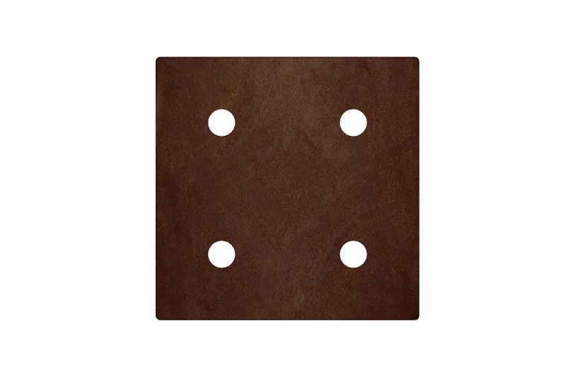 Corgarden MODO SPOJKA ROVNÁ pro zahradní obrubníky 1026 6 x 6 cm Corten