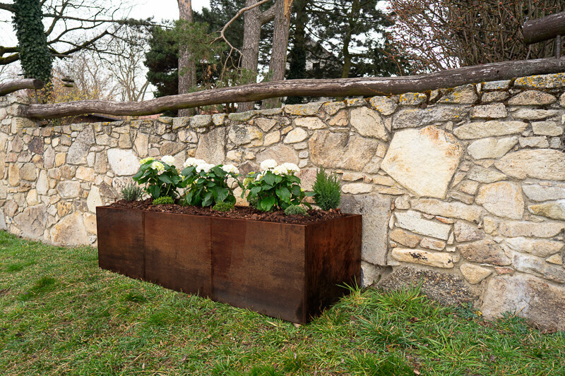 Vyvýšený záhon Corgarden ALTO 1010 69 x 136 x 52 cm Corten