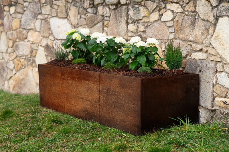 Vyvýšený záhon Corgarden ALTO 1011 69 x 204 x 52 cm Corten