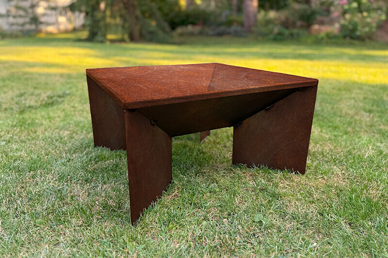 Zahradní ohniště Corgarden FOCUS 1016 50 x 50 x 30 cm Corten