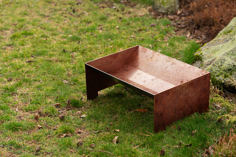 Zahradní ohniště Corgarden STRATO 1018 50 x 70 x 30 cm Corten
