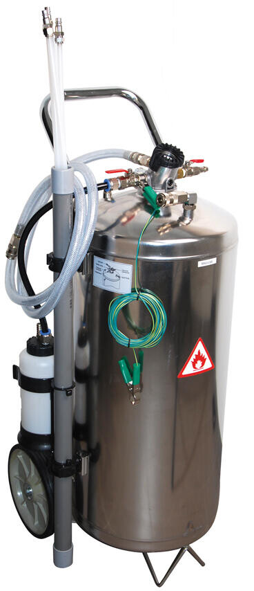 BGS technic Odsávačka paliva pneumatická 40 l, 5-8 bar (BGS108702)