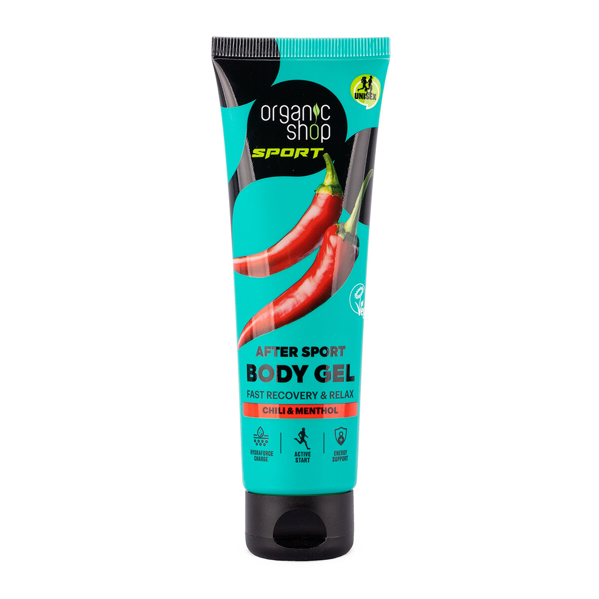 ORGANIC SHOP SPORT Tělový gel po sportu Chili a menthol 75 ml