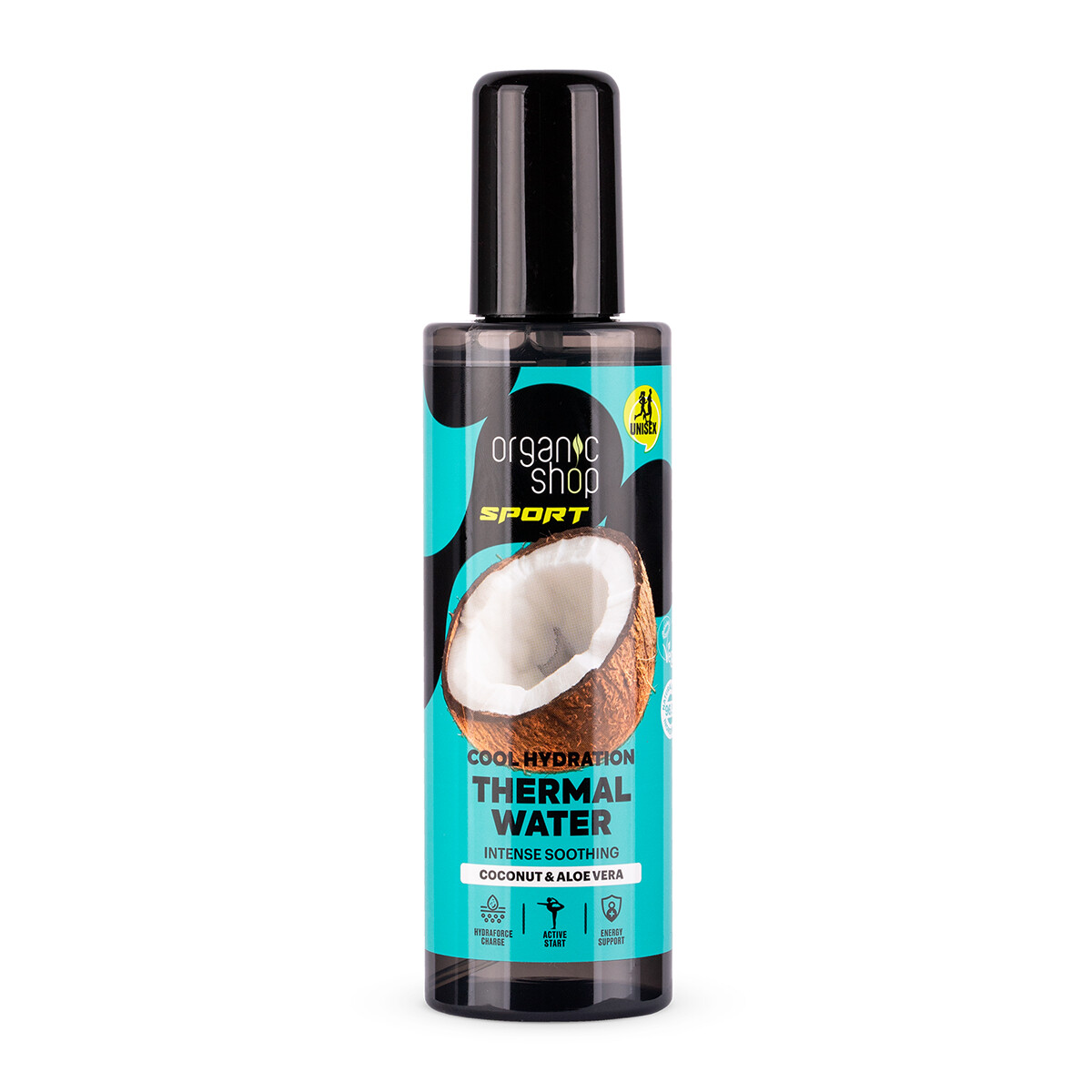 ORGANIC SHOP SPORT Hydratační termální voda Kokos a aloe vera 200 ml