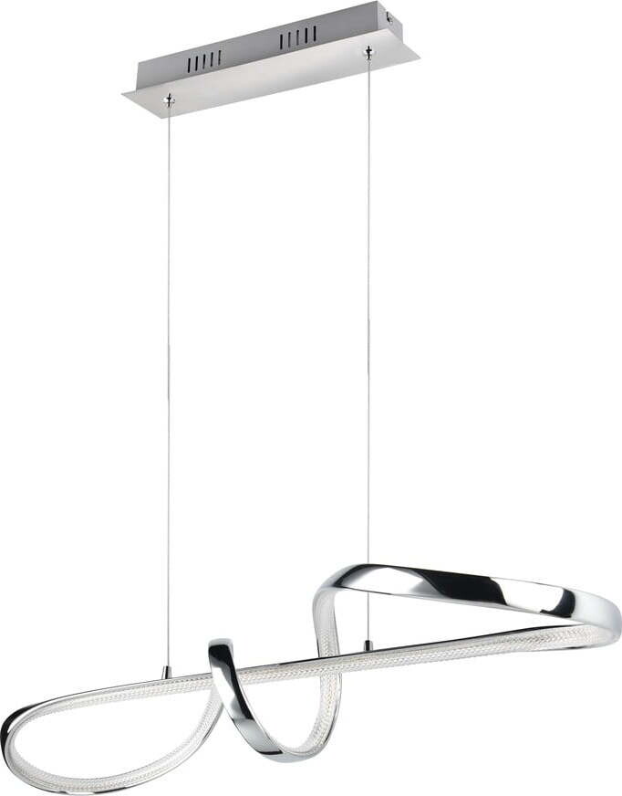 LED závěsné svítidlo ve stříbrné barvě Padua – Reality