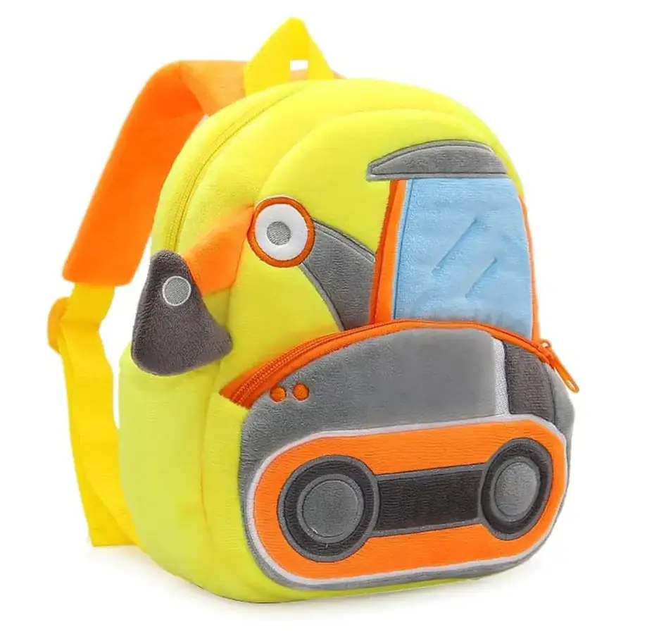 Toybit Dětský plyšový batoh Bagr DBBH2486