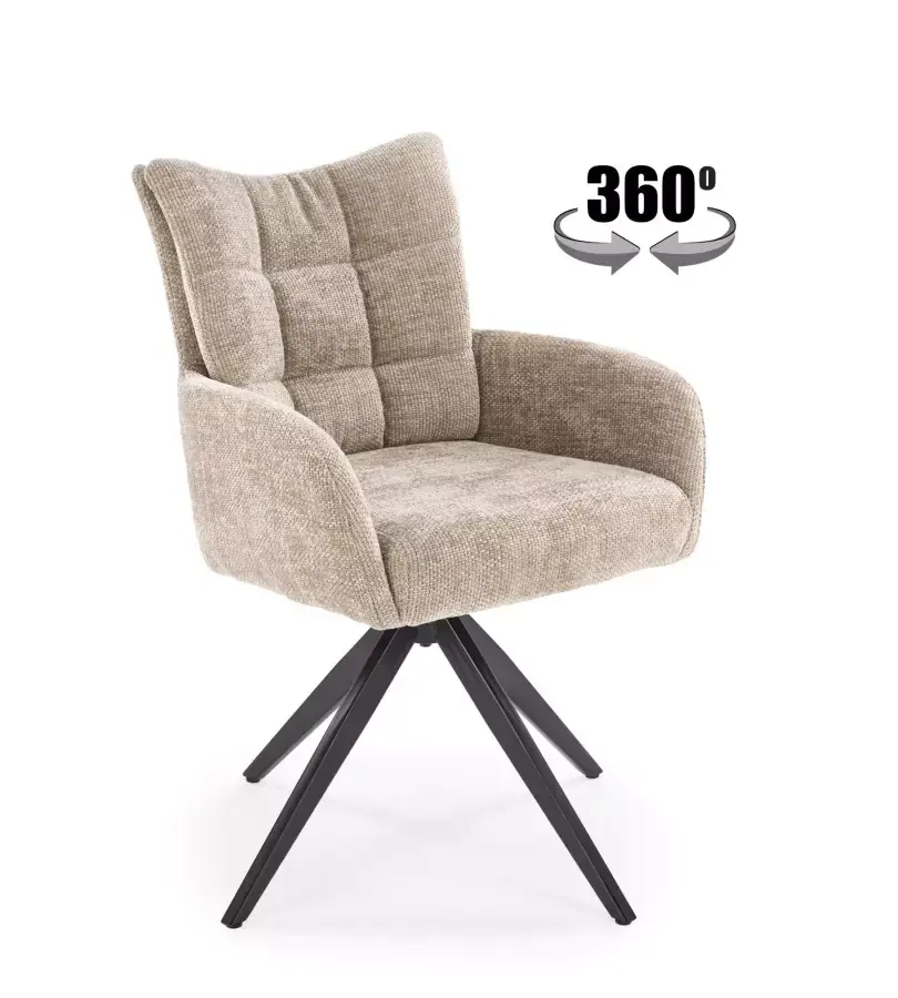 Halmar Otočné křeslo K540 - béžové
