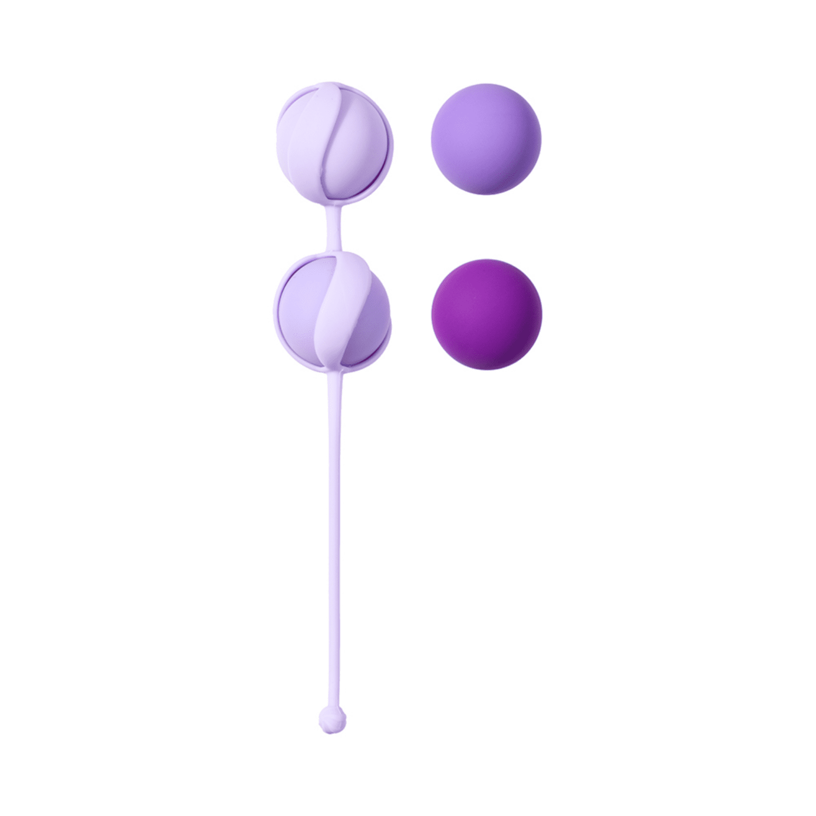 LOLA GAMES  Love Story sada vaginálních kuliček Valkyrie Purple 1 x 4 ks