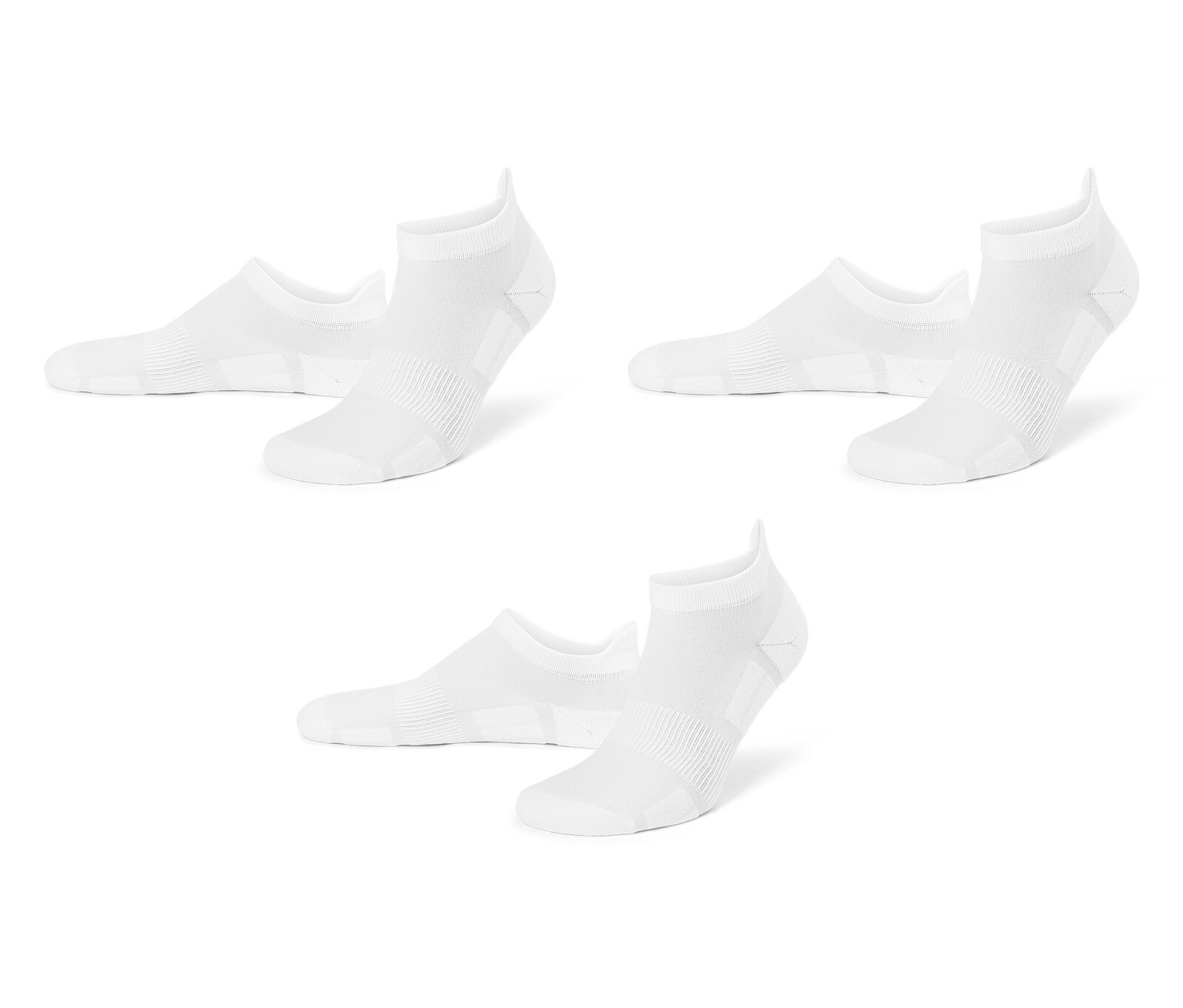 Tchibo - Sportovní ponožky - unisex - vel. 35-38 - barva: bílá