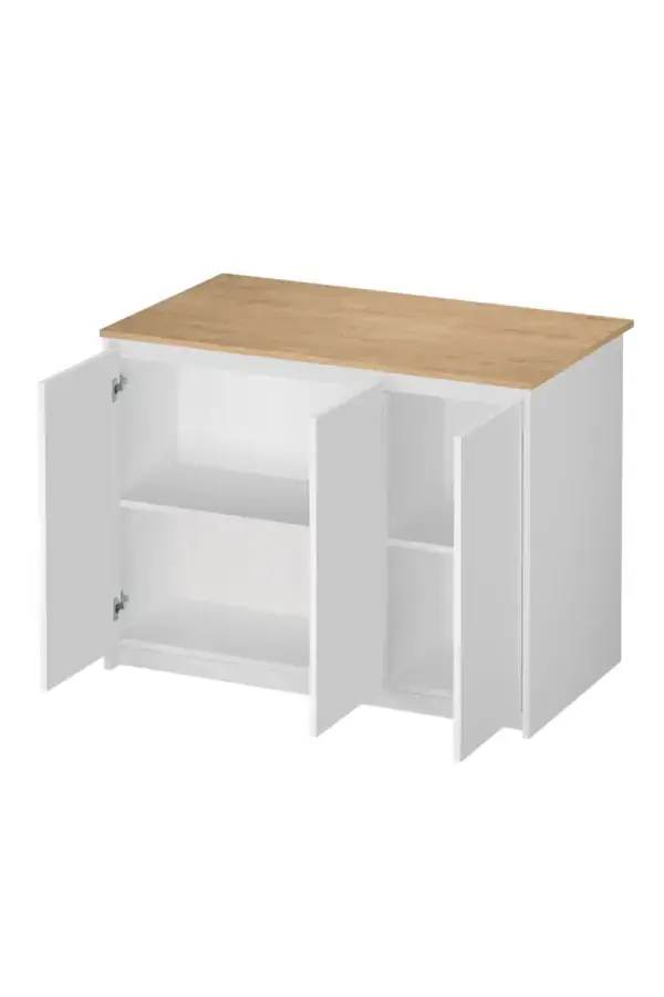 Casarredo Kuchyňský ostrůvek SOFIA - bílá/dub safírový
