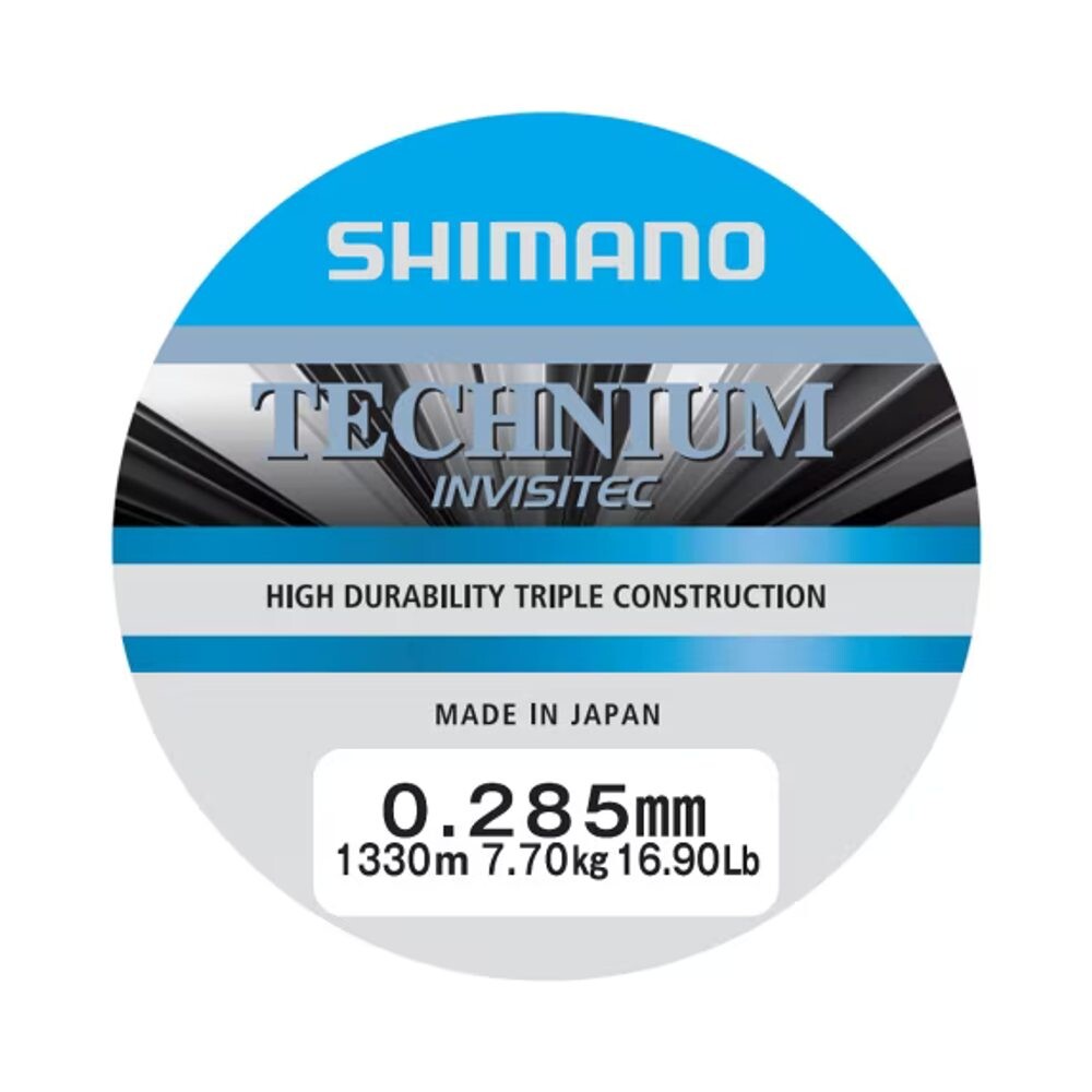 Shimano Vlasec Technium Invisitec A Mono Grey - 0,285mm 7,7kg 1330m