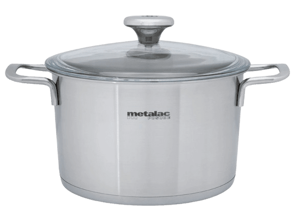 METALAC Santino, Nerezový hrnec se skleněnou poklicí 20 cm, 3,5 l