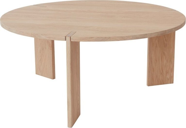 Kulatý konferenční stolek z dubového dřeva v přírodní barvě ø 90 cm Oy – OYOY Living Design
