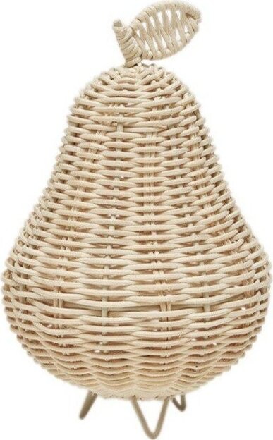 Dětské noční světlo v přírodní barvě ø 12 cm Pear – OYOY Mini