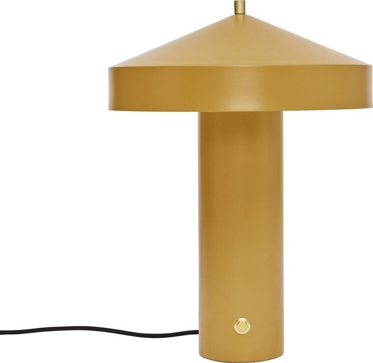 Okrově žlutá kovová stolní lampa (výška 41 cm) Hatto – OYOY Living Design