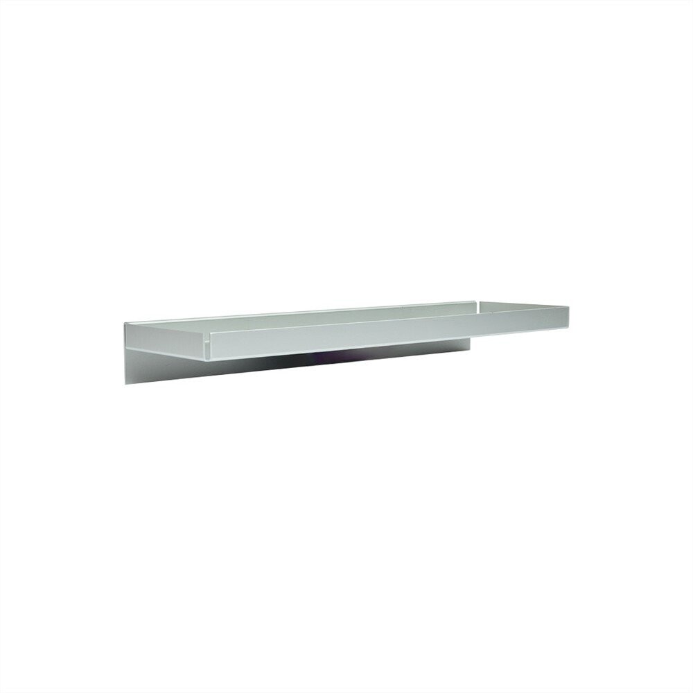 Kovová police ve stříbrné barvě 50 cm Bakku – OYOY Living Design