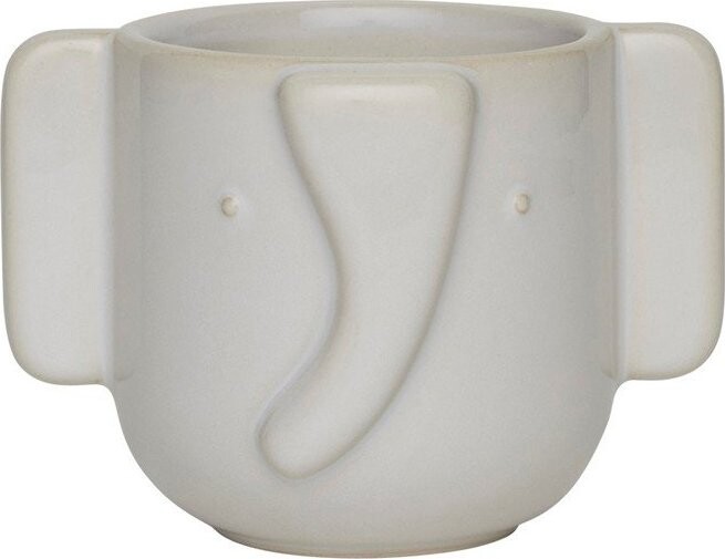 Kameninový ručně vyrobený obal na květináč ø 9 cm Elephant – OYOY Mini