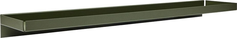 Tmavě zelená kovová police 80 cm Bakku – OYOY Living Design