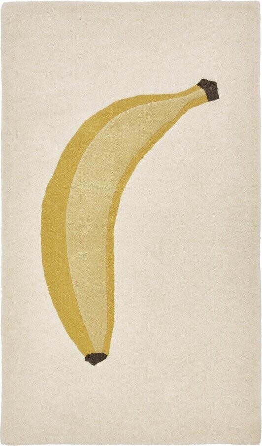Dětský koberec s příměsí vlny 80x140 cm Banana – OYOY Mini