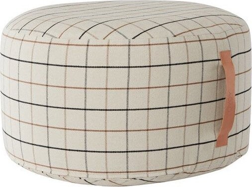 Krémový sedací vak Grid – OYOY Living Design