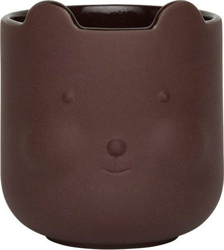 Ručně vyrobený obal na květináč z terakoty ø 9 cm Bear – OYOY Mini
