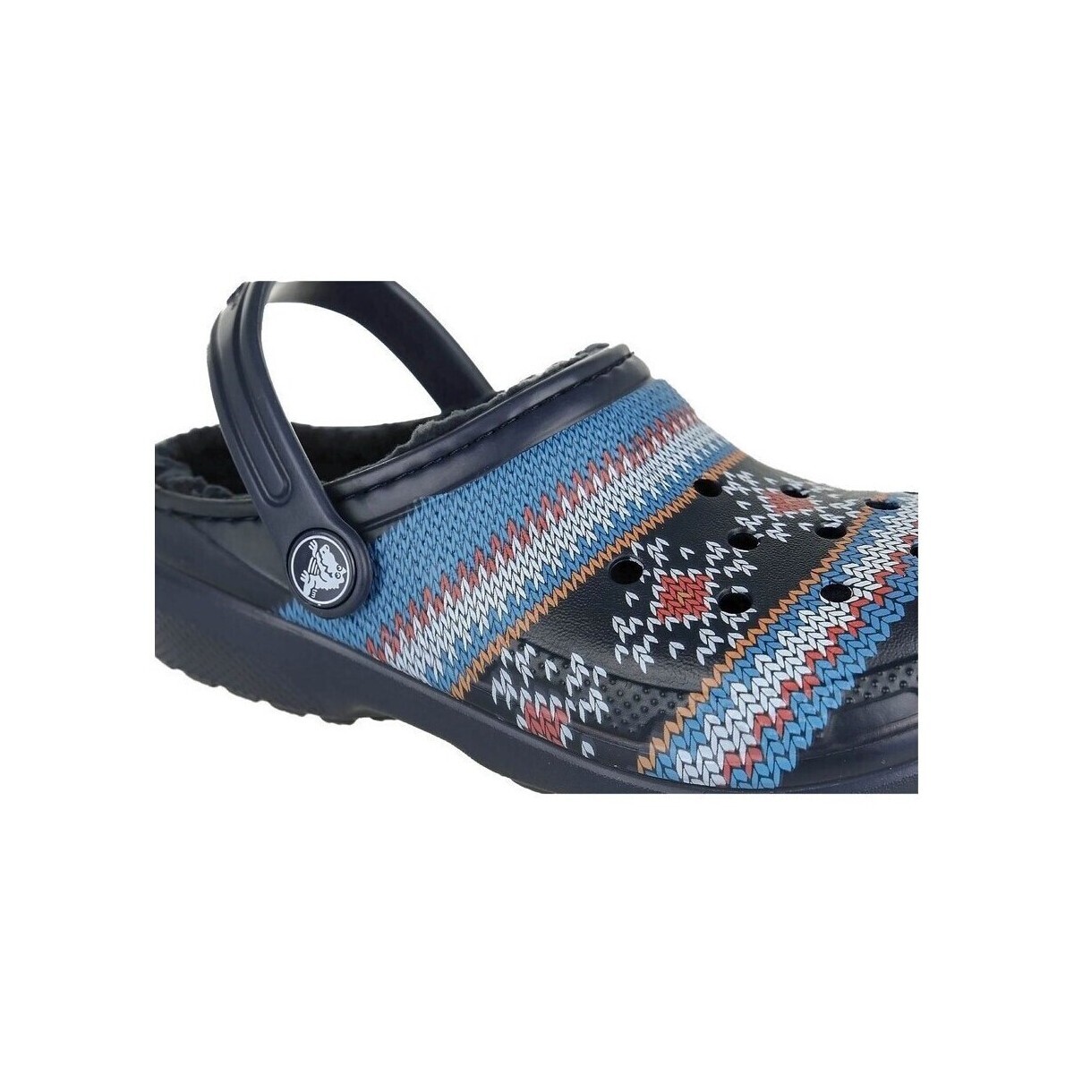 Crocs  JR Classic Printed Lined K  Modrá