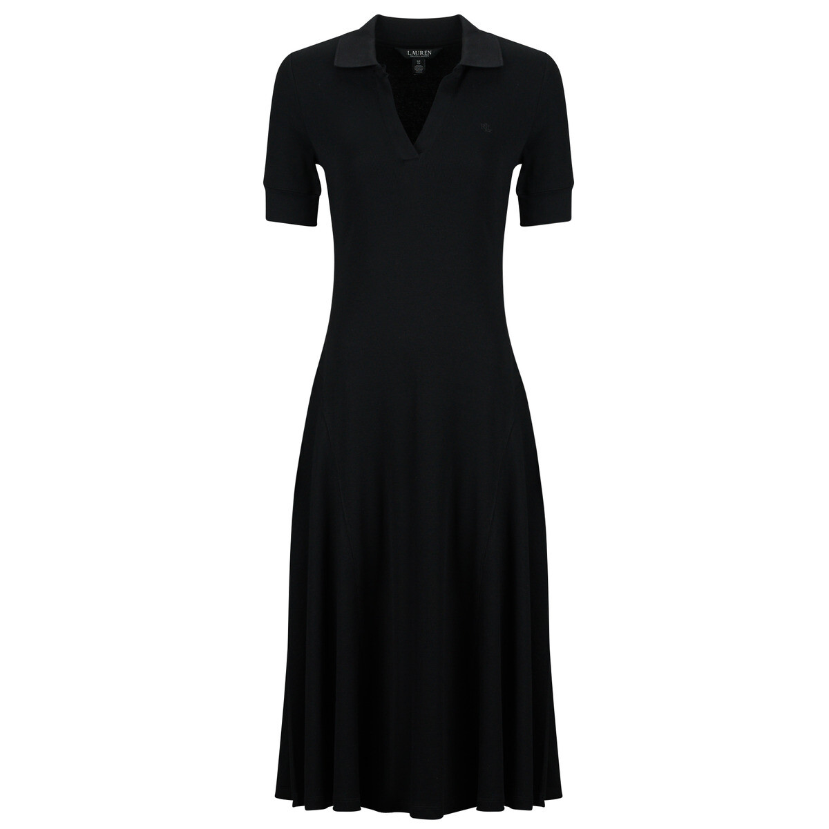 Lauren Ralph Lauren  KNIT POLO DRESSES  Černá