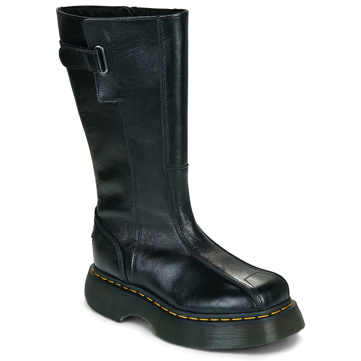 Dr. Martens  BUZZ HIGH BOOT BLACK MILLED GLOSS  Černá