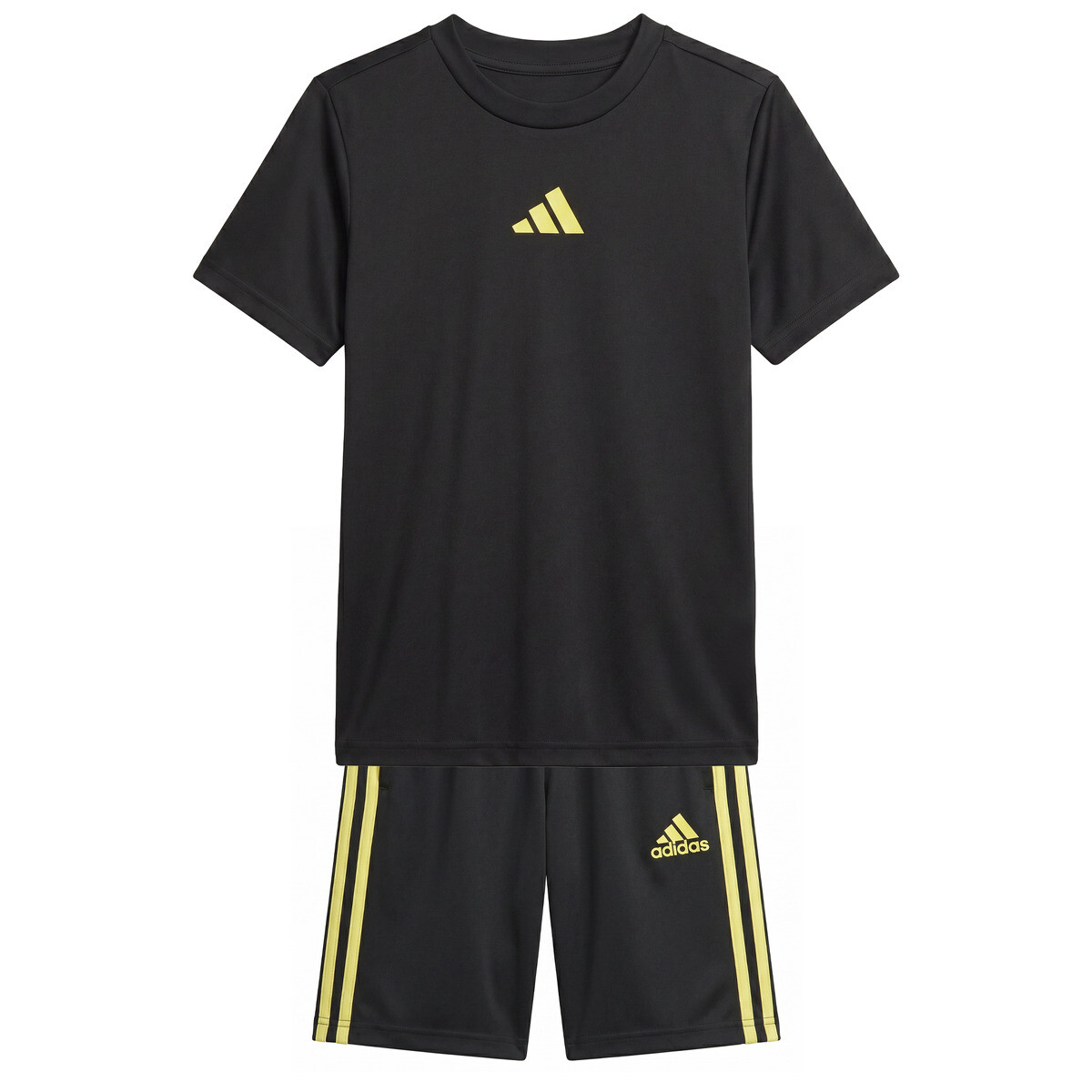 adidas  Train Essentials 3-Stripes Tee Set Kids  Černá