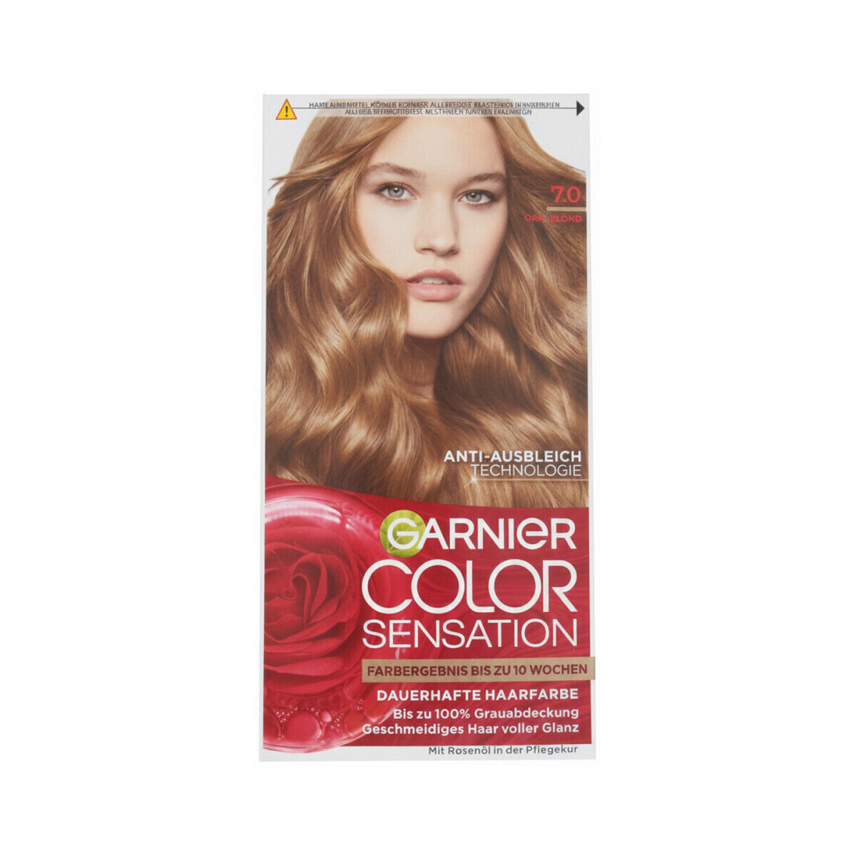 Garnier  Color Sensation Permanent Hair Color - 7.0 Blond Opale  Hnědá