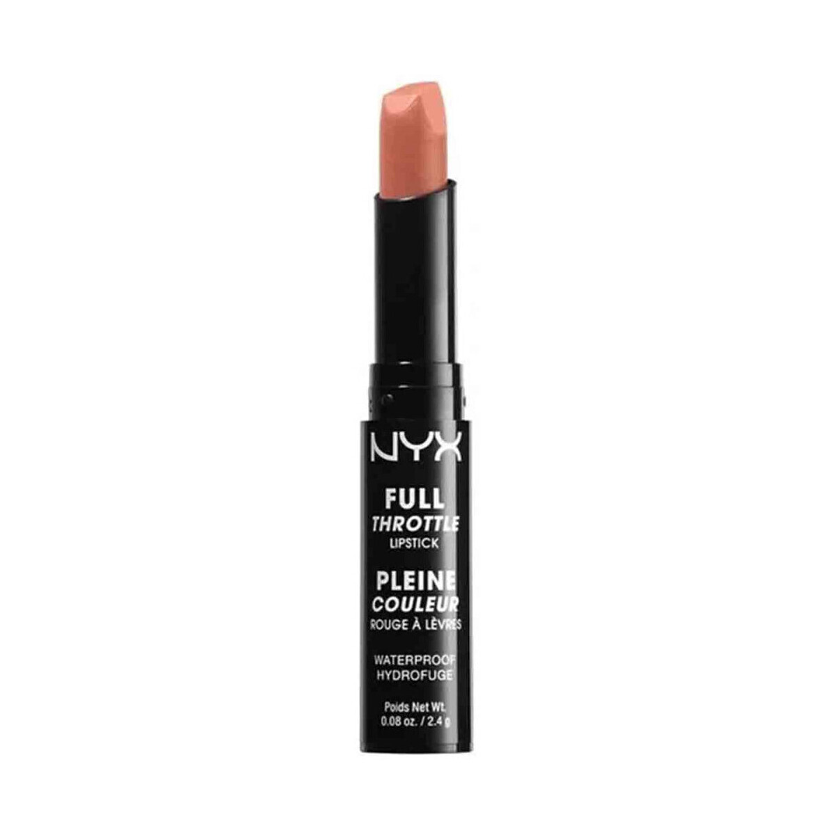 Nyx Professional Make Up  Full Throttle Lipstick - FTLS 07 Sidekick  Hnědá