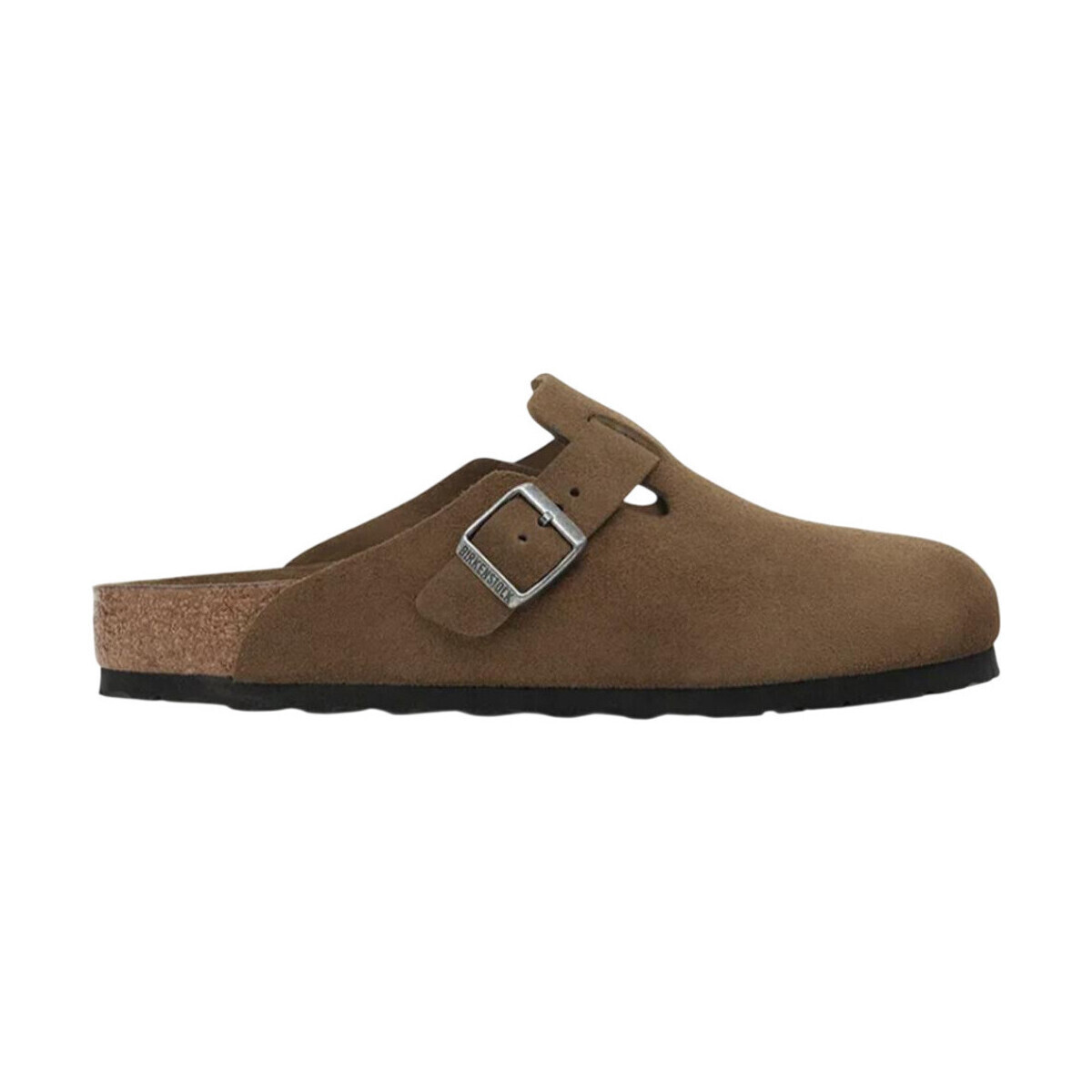 BIRKENSTOCK  Boston BS Soft Footbed Dark Tea Tonal  Bílá