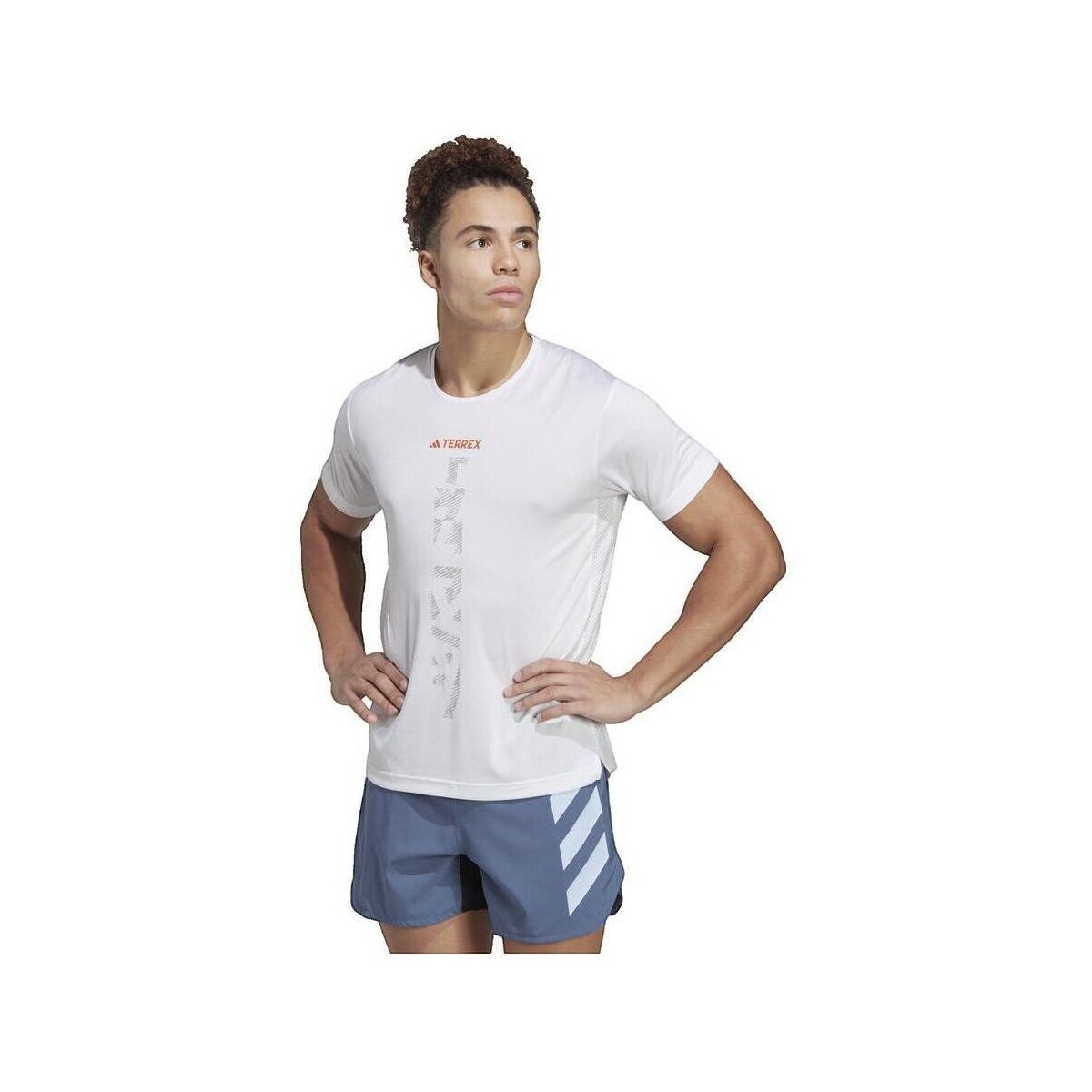 adidas  T-shirt de course  Trail Running AEROREADY blanc  Bílá