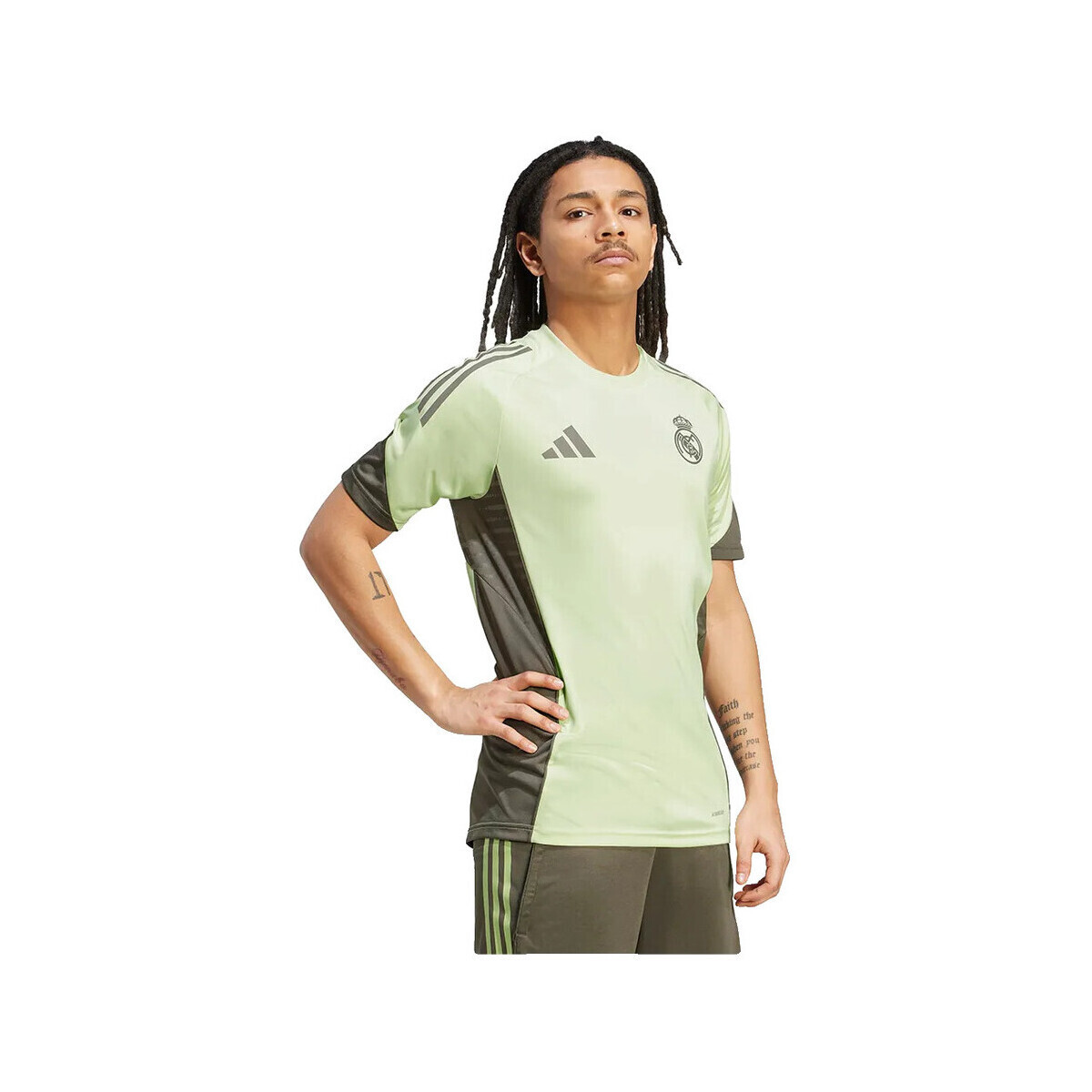 adidas  T-shirts  Real Madrid Tiro 25/26 AEROREADY Slim Fit Adult  Modrá