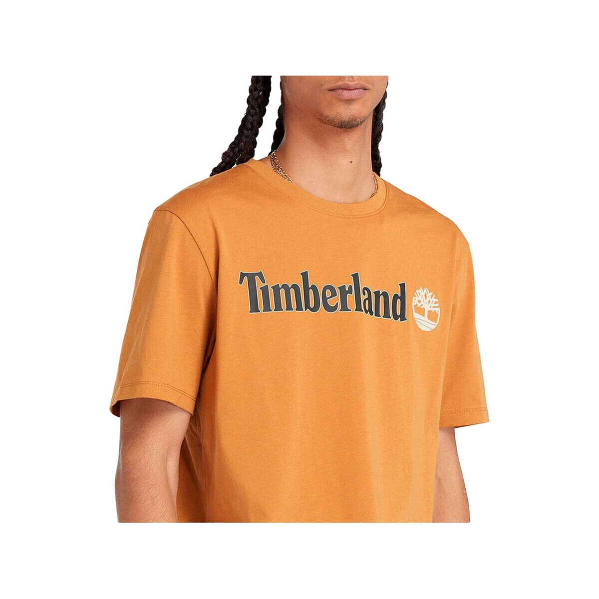 Timberland  T-shirt  100% coton orange  Oranžová
