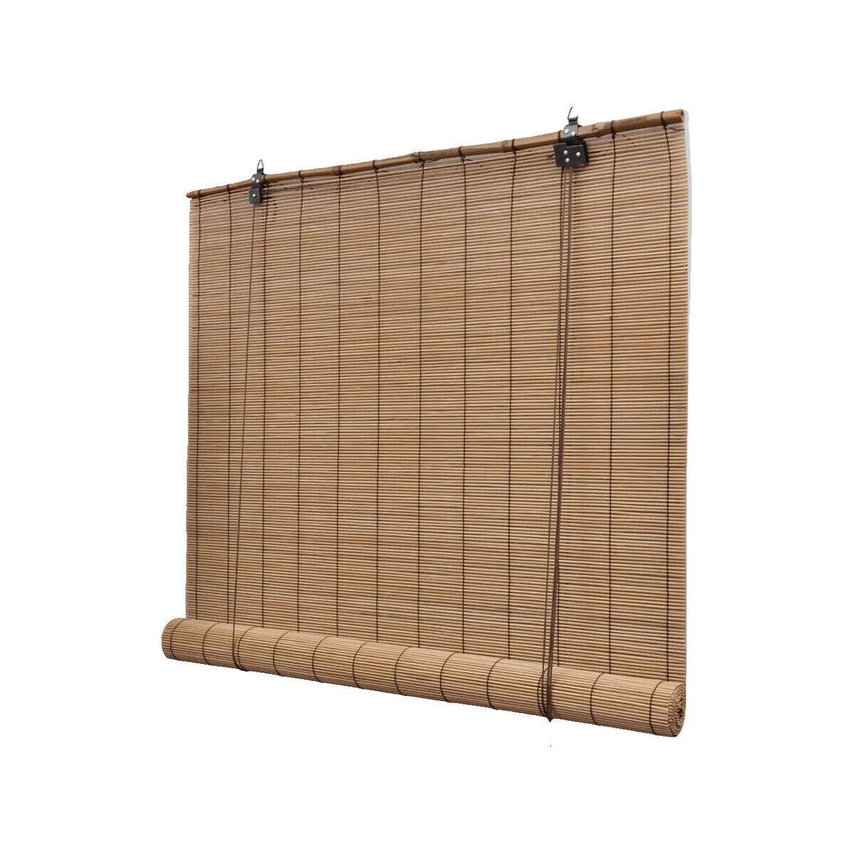 VidaXL Stores bamboo roller blinds brun Hnědá