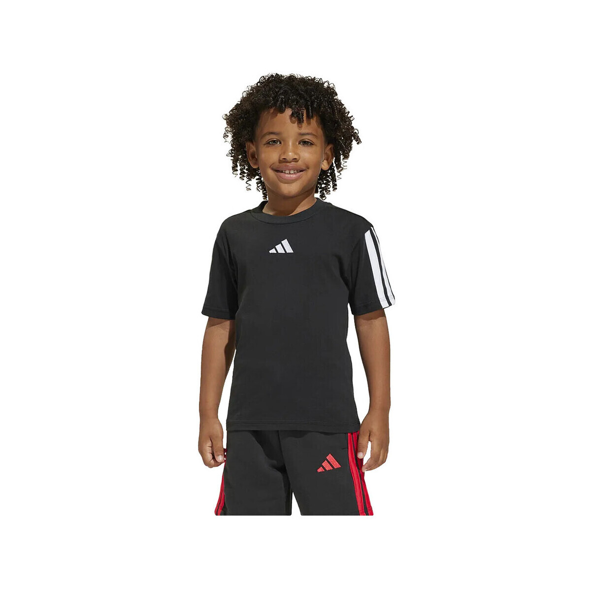 adidas  T-shirt  Essentials Short Sleeve 100% coton  Černá