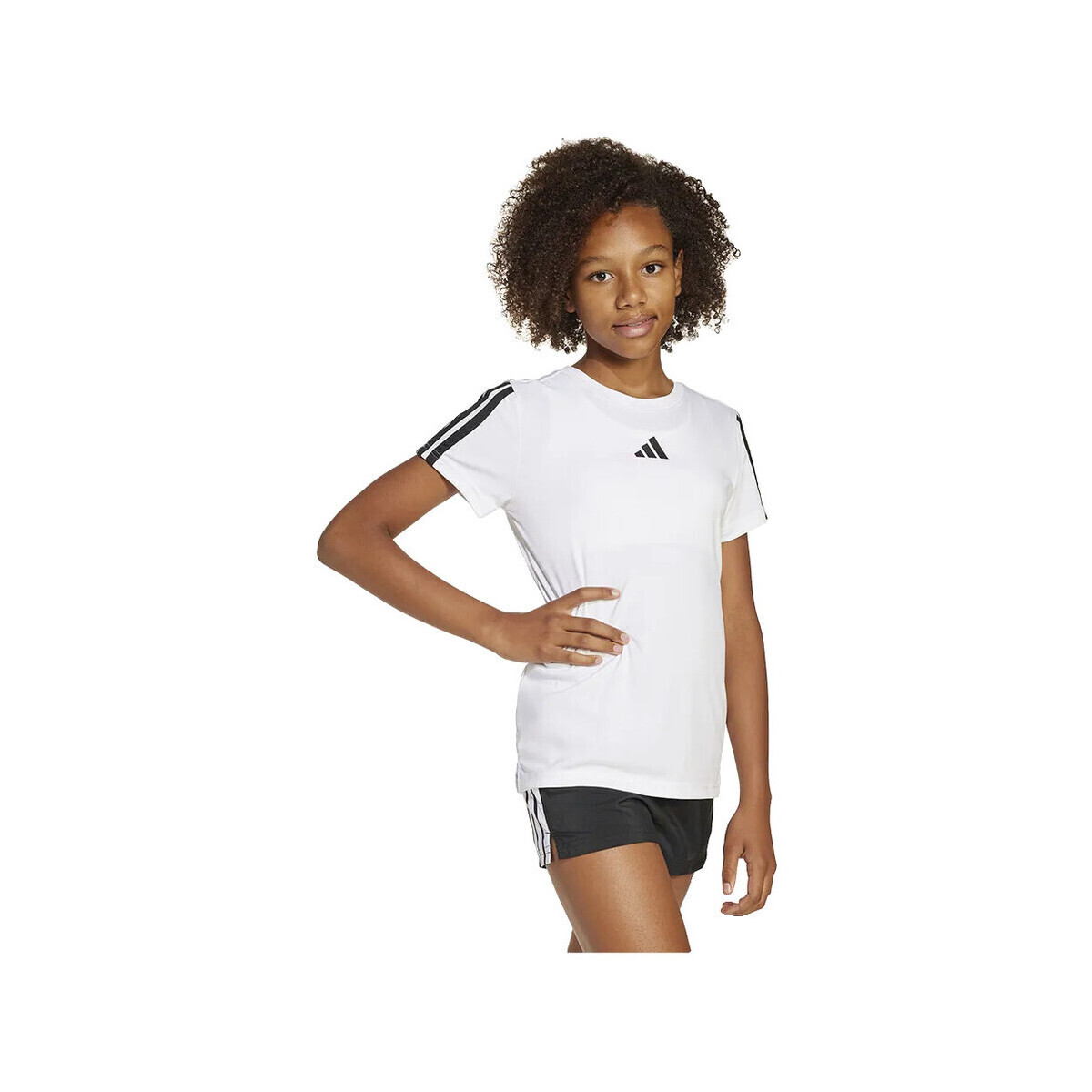 adidas  T-shirt  JJ5032 synthétique  Bílá