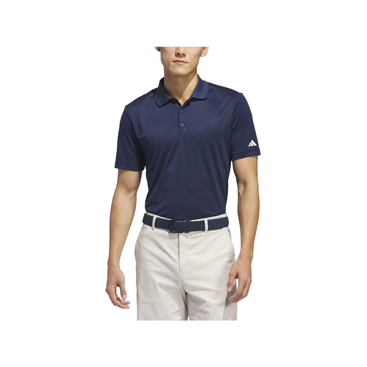 adidas  Polo  Performance bleu 100% polyester recyclé  Modrá