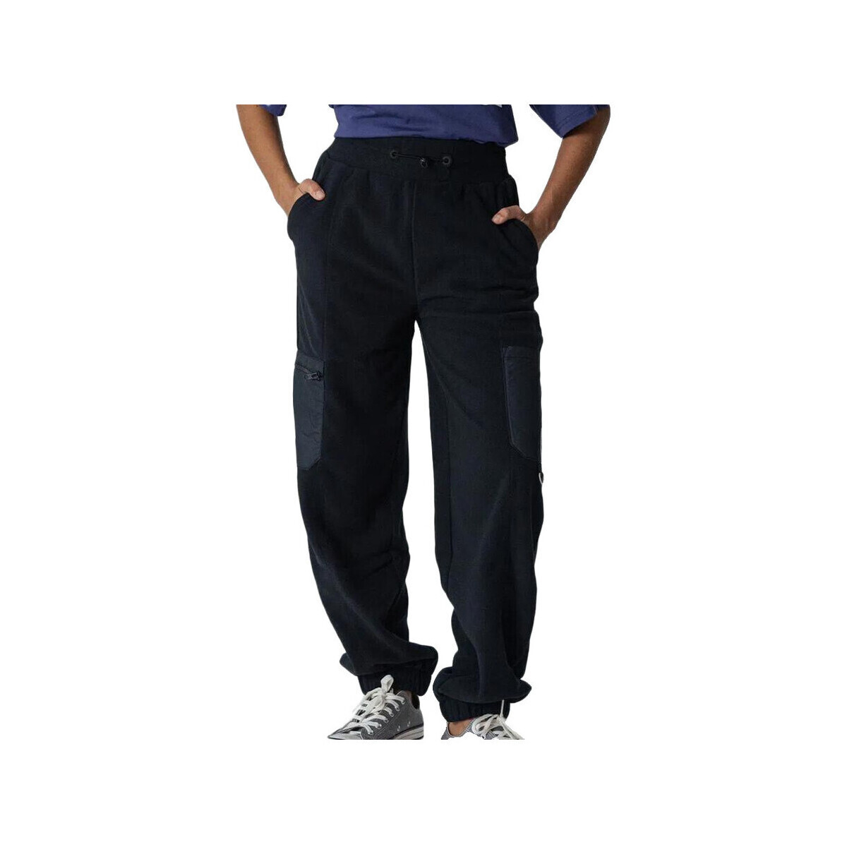 Converse  Pantalons  Polar confortable élastique  Tmavě modrá