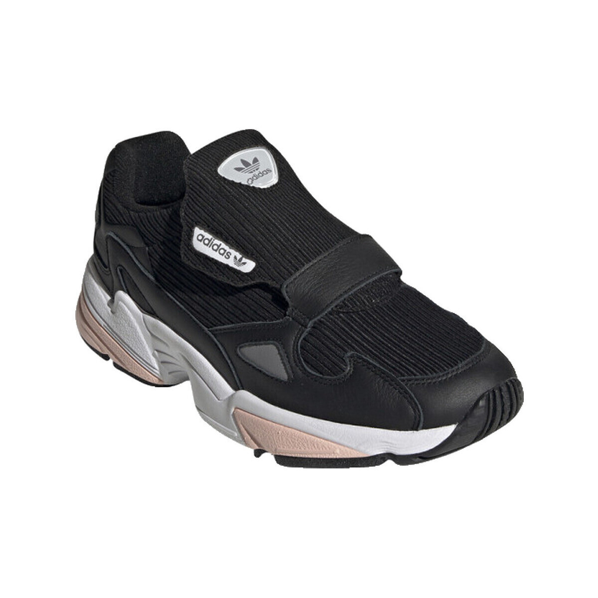 adidas  Baskets  falcon rx cuir  Černá