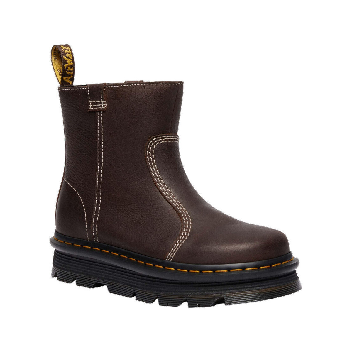 Dr. Martens  Bottines  Zebzag cuir  Hnědá