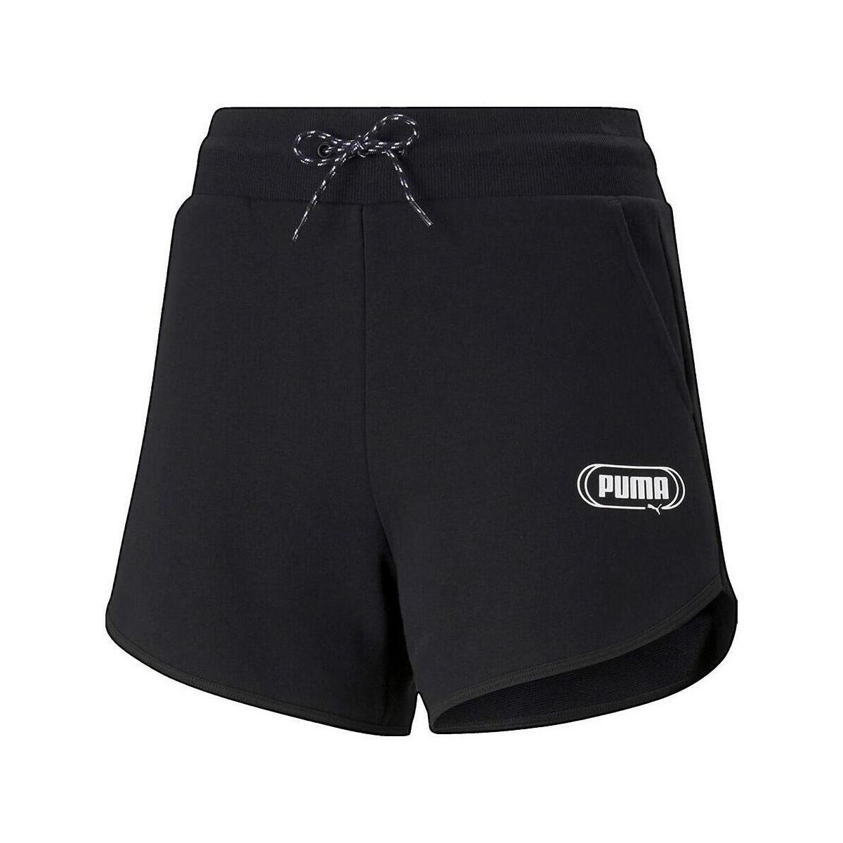 Puma  Shorts  Rebel taille haute  Černá