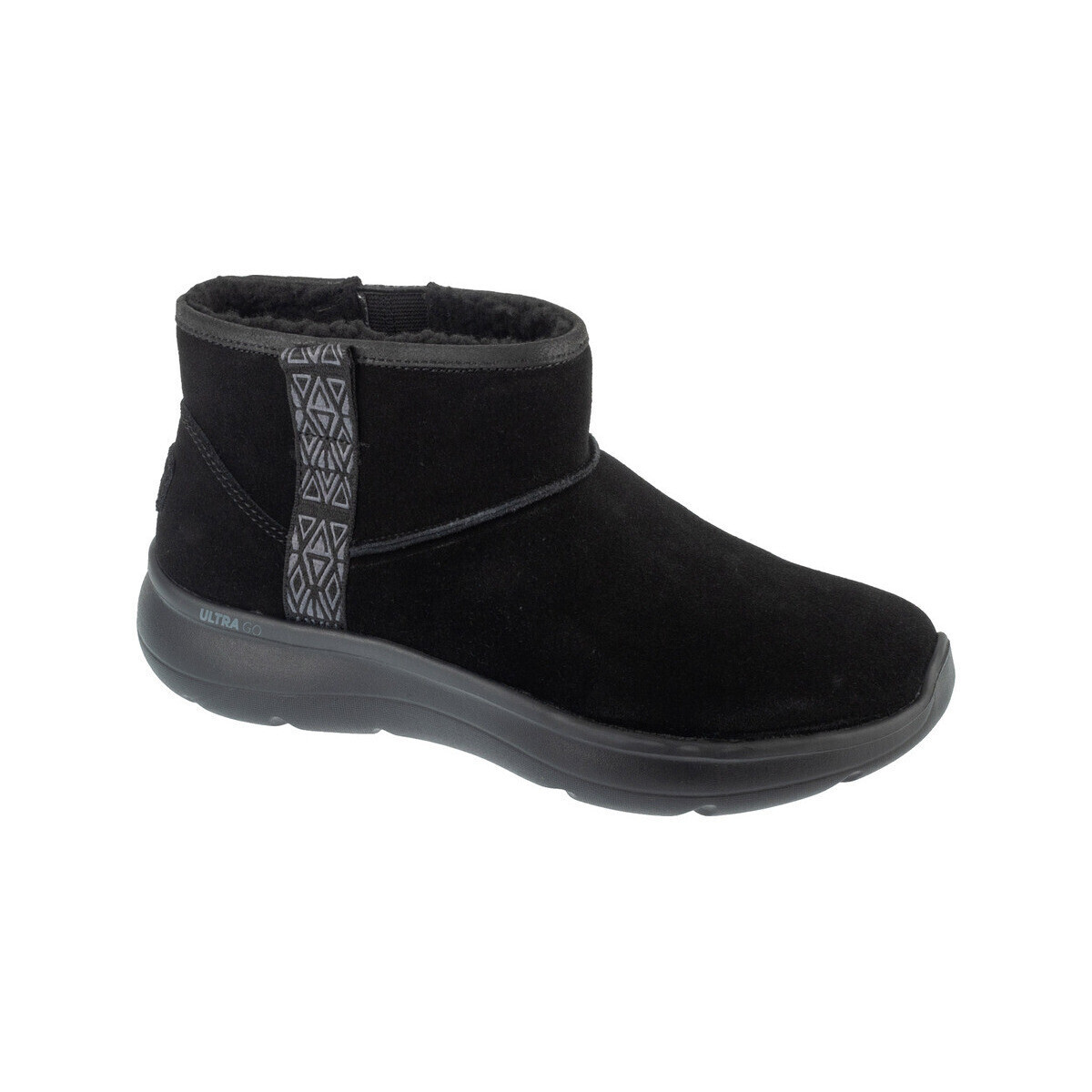 Skechers  Bottines  on-the-go encore fireside daim  Černá