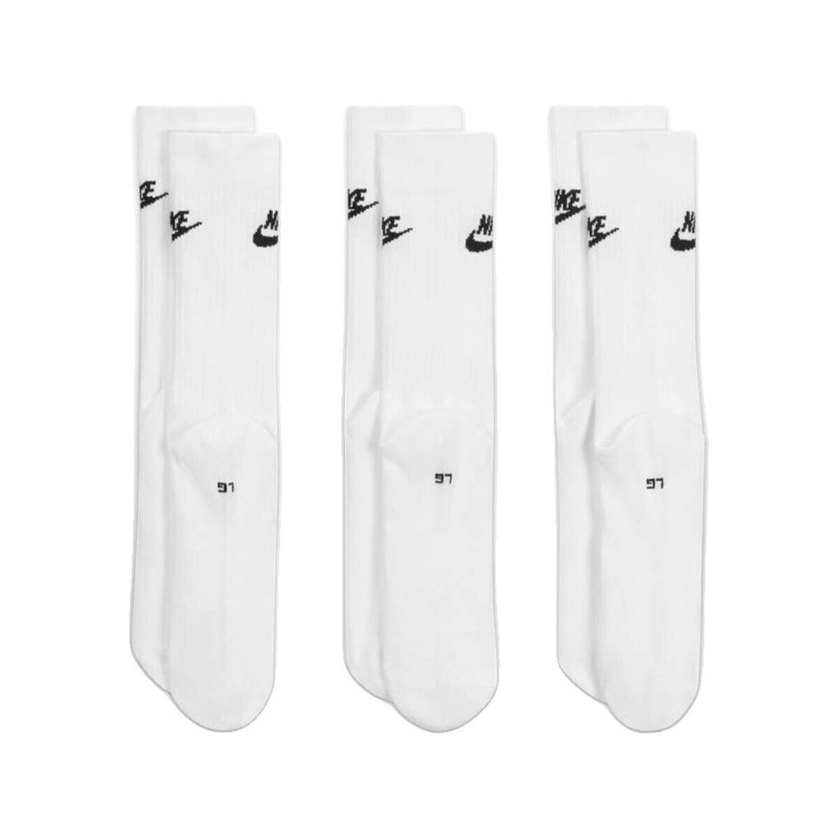 Nike  Chaussettes  everyday essential renforcées  Bílá