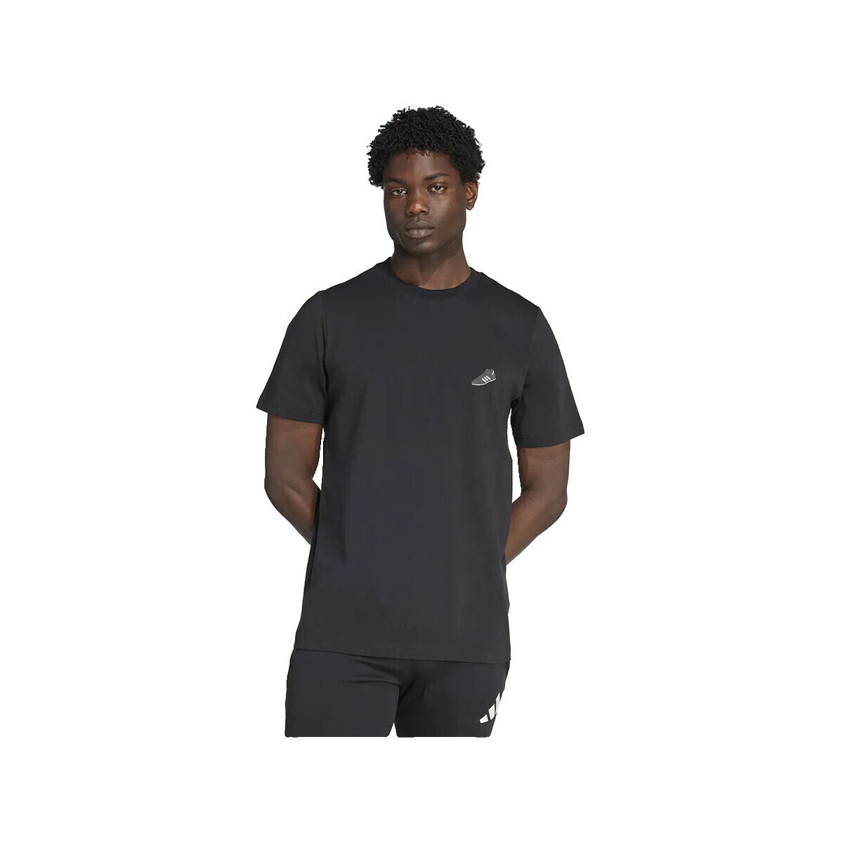adidas  T-shirt  Copa Graphic 100% coton manche courte  Černá