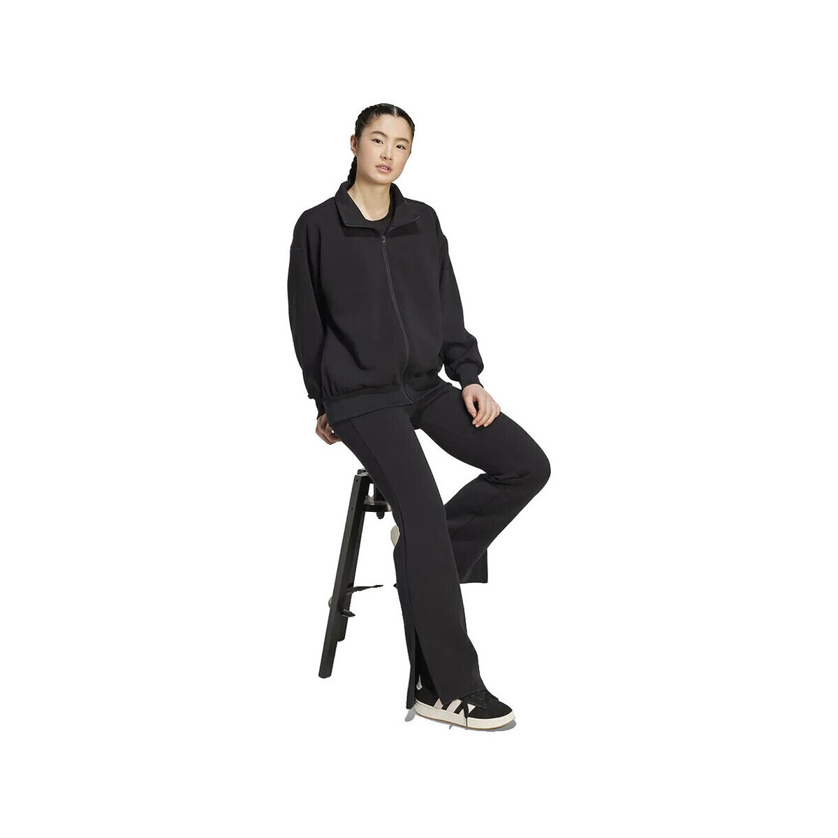 adidas  Sweatshirt  All SZN Soft Lux Loose noir  Černá