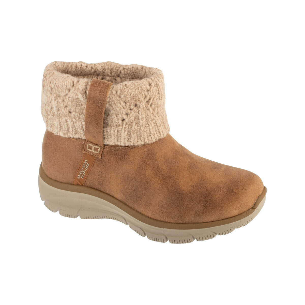 Skechers  Bottines  easy going cozy weather 2 synthétique  Hnědá